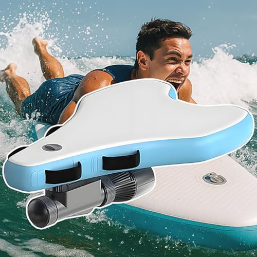 Elektrisches Surfbrett mit 500W Motor, aufblasbares Bodyboard mit 10000mAh Akku für 40-130 Minuten Nutzung, Dual-Modus für Anfänger & Profis, salzwasserbeständig & tragbar