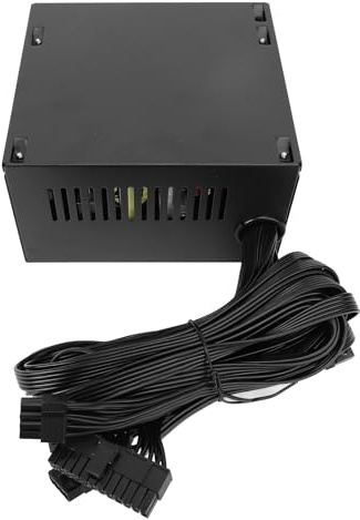 MENDUNER Alimentation ATX 400 W, certifié 80 Plus, Ventilateur Silencieux de 12 Cm avec Contrôle Intelligent de la Température, Alimentation pour PC de Bureau pour Les Jeux, Haute efficacité et Large