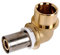 Raccord PER coudé 90° à sertir - PER Ø 16 mm - Cuivre Ø 14 mm - PB tub