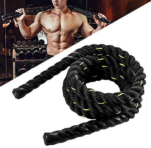 WERTAZ Battle Jump Rope Schweres Springseil Springseil Workout Kampfseile für Männer Frauen, Fitness Workouts Krafttrainingsgeräte zur Verbesserung des Kraftaufbaus Muskeln