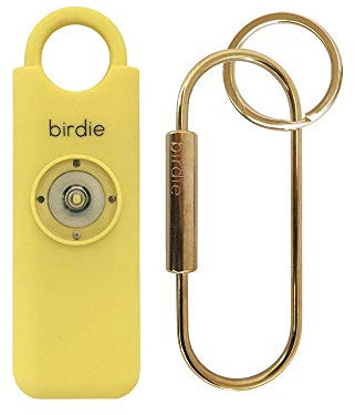 She’s Birdie–The Original Personal Safety Alarm for Women by Women–Loud Siren, Strobe Light and Key Chain in a Variety of Colors (Lemon)