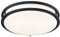 WFZRXFC 12in LED Flush Mount Ceiling Light Fixture 3.5 Inches Thick Ceiling Lamp Unique Double Ring Design Triac Dimming Ceiling Lighting Suitable For Bathroom, Hallway And Kitchen