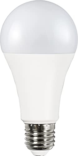 Müller-Licht Essentials LED A65 Lampe Birnenform E27, neutralweißes Licht (4000K), 13W ersetzt 100W, nicht dimmbar, 25000h Lebensdauer, Klar