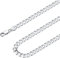 Suplight Silberkette Herren 925 Silber Halskette 5mm Breit Kubanische Gliederkette Jungs Cuban Link Chain 56cm lang Hip Hop Panzerkette Unisex Kette Echtschmuck