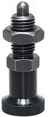 AUZHU- PTPS- Metrische- Stahl- Rastbolzen ohne Rastsperre Arretierbolzen Federbolzen Positionierbolzen Sicherungsstifte Radbolzen Ausrichtstifte Teleskopstift Indexierstift Größe: M12 mm, S10 mm