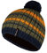Trollkids Kinder Hafjell Bommelmütze, Moosgrün/Goldgelb/Blau, Größe 6-12 Years;52-56cm