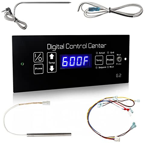 Louisiana G2 Grill Digital Thermostat Control Kit mit Fleischsonde/Temperatursonde/Geschirr Kompatibel mit Lg700 Louisian