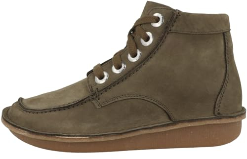 Clarks Funny Cedar, Stivali alla Moda Donna, Verde Oliva Scuro, 41 EU