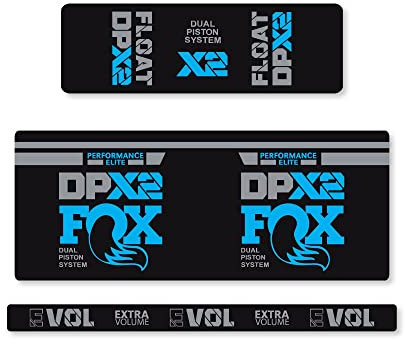 Aufkleber kompatibel mit Fox DPX2 Performance Elite 2021