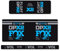 Aufkleber kompatibel mit Fox DPX2 Performance Elite 2021