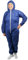 ARNOMED® Schutzanzug Einweg Extra Stark XXL [1 STÜCK] - Einwegoverall - Einweganzug - Einweg Maleranzug & Lackieranzug - Staubschutzanzug, Maleroverall & Asbest Schutzanzug - Einmalanzug Blau