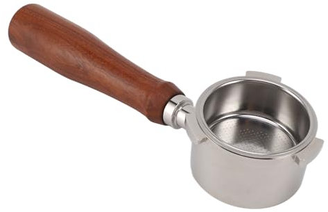 Garsent Portafiltro Desnudo sin Fondo de 51 Mm, para de 3 Orejas, Portafiltro de café, Accesorios de Espresso Extraíbles, Filtrado de Alta Eficiencia