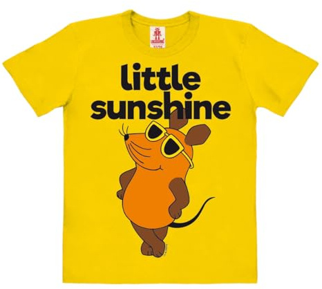 Logoshirt® Die Sendung mit der Maus T-Shirt Kinder | Maus Little Sunshine Motiv, Bio-Baumwolle, lustiges Cartoon T-Shirt für Mädchen und Jungen, offiziell lizenziert
