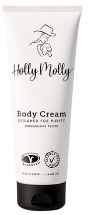 HOLLY MOLLY Body Cream 250ml – Besonders reichhaltige - intensiv pflegende Körpercreme mit reinem Gold Lanolin - Ideale Anwendung bei sehr trockener und besonders strapazierter Haut