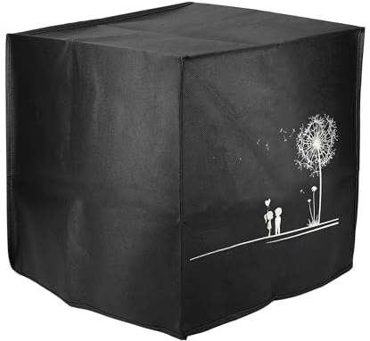 kwmobile Housse compatible avec Philips Essential Airfryer XXL housse - Housse de protection intégrale pour friteuse à chaud friteuse sans huile - blanc-noir