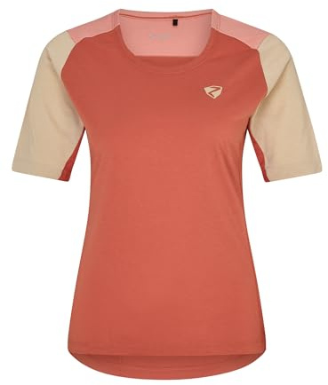 Ziener Damen NESTONIA Fahrradshirt/Radshirt - Mountainbike|Rennrad - atmungsaktiv,schnelltrocknend,elastisch,Kurzarm, Chestnut, 44