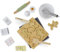 Mamabrum Holz-Lebkuchen-Backset für Kinder – Lernspielzeug mit Nudelholz, Backform und Zutaten – Fördert Kreativität und Hand-Auge-Koordination – Sicheres Spielset ab 3 Jahren