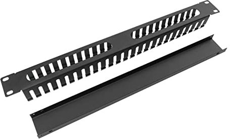 UPKOCH Cable Manager 19'' Server Rack Wire Management Network Cable Management Supply 1pc Open Slot Wiring Raceway Duct Cover