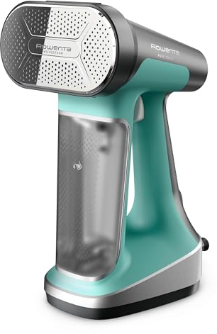 Rowenta Pure Force 2in1 Steamer & Iron 7.1 Oz Tank Capacity, Vertical Steaming, Horizontal ironing, Lightweight, Auto-off safety, XL power, 1875 watts Portable, Ironing, Garment Steamer Green, DR8822