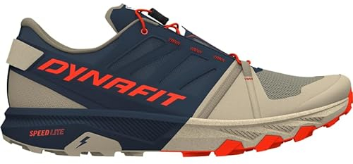 DYNAFIT Alpine Pro 2 Cushioned Trail Running Shoe, Rock Khaki/Blueberry, 43 EU