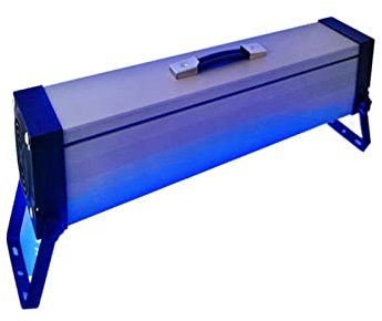 ARTGOS UV-Härtungslampe, 405 nm UV-LED-Harzhärtungslampe 365 nm 395 nm UV-Licht PCB-Lötkleber Inkjet-Lack Farbe Siebdruckfarbe Aushärtung UV-Schwarzlicht-Härtungslampe (Size : 1 UK, Color : 395nm)
