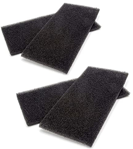 vhbw 4x Schaumfilter 40 PPI kompatibel mit Bauknecht Uniq, Ultimate Care Wäschetrockner
