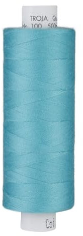 Nähgarn Nähmaschine AMANN TROJA Nähfaden Allesnäher Universal 500 cm aquamarin