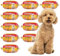 Hundewurst Rind | Hundefutter Wurst Nasfutter Hoher Fleischanteil Premium | Hunde-Rolle mit Rind | Nassfutter für Hunde (10 x 450g)