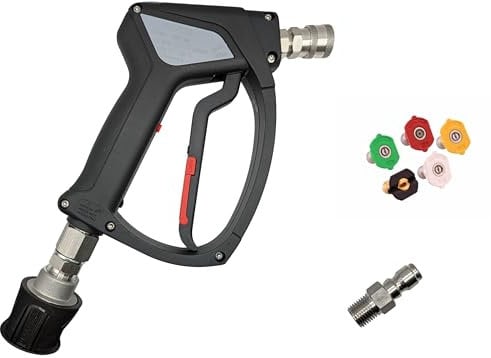 PressureWasherPartsUK Stainless Steel SGS35 Swivel Trigger Compatible to Fit Karcher K-Series 11.6mm Q/R 5 Nozzles