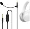 GEEKRIA Boom - Cavo per cuffie compatibile con JBL Tune 770NC, Live 500BT, jack da 2,5 mm, in nylon intrecciato, con microfono ad asta e volume, per giochi e riunioni (nero, 1,7 m)