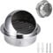125 mm Rejilla Ventilacion, Tapa Extractor Cocina, Rejillas de Ventilacion, Rejilla Chimenea, Rejilla Ventilacion Redonda, Rejilla Campana Extractora, Rejilla de Ventilación Campana, con Mosquitera