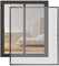 Ollewiellan Fliegengitter Insektenschutz Fenster mit Alurahmen 100 X 120 cm Anthrazit Mückengitter Fenster mit Rahmen Zuschneidbare,Fliegenschutz Moskitonetz Ohne Bohren und Schrauben