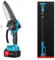2-in-1 Akku Hochentaster & 6 Zoll Mini Kettensäge mit Teleskopstange bis 4,8 m, 800W bürstenloser Motor, Astsäge mit 2×4000mAh Akkus, kompatibel mit Makita 18V Akku, ideal zur Baum- und Gartenpflege