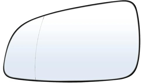 Lnojxxk Cristal de retrovisor para Opel para Vauxhall para Holden para Astra H 5 Mk5 2004 2005 2006 2007 2008 2009 par de Cristal Espejo retrovisor Lateral Puerta(Izquierda)