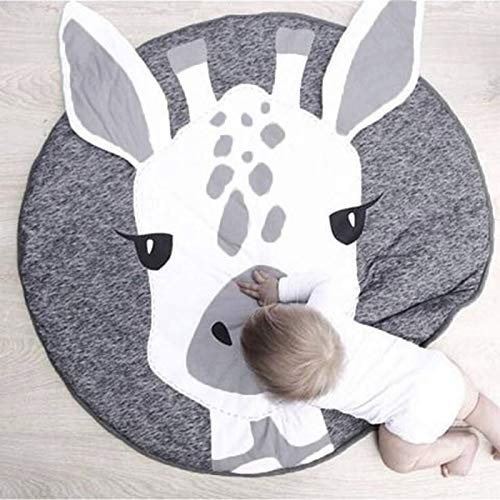 Kinderteppich Rund Giraffe Spielmatte Baby Lernteppich Kinder Geschenke
