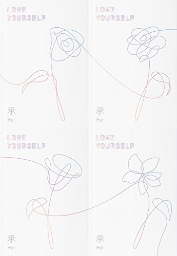 BigHit BTS - Love Yourself æ‰¿ [Her] [L.O.V.E Versions Set] 4 CD+Photobook+Photocard+4 Folded Poster+Free Gift