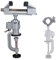 NUZAMAS 2in1 Table Vise Bench Vice Aluminum Alloy Swivel 360 Degree Rotating Clamp for Electric Drill Stent Grinder Tools Holder