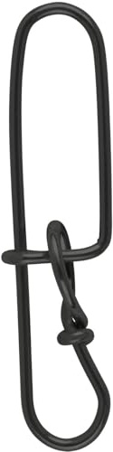 Spro Matt Black Double Insurance Lock Snap - Sicherheits Einhänger