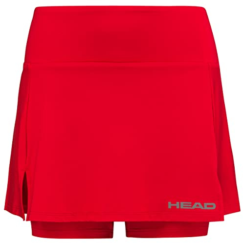 HEAD Damen Club Basic W Skorts, Rot, M EU