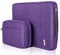 Voova Laptop Sleeve Case 13 13.3 14 Inch with Detachable Accessories Organiser Pouch,360° Protective Computer Bag Cover for MacBook Air 13 M1/M2 2020-2022,MacBook Pro 13/14,Chromebook 14,Purple