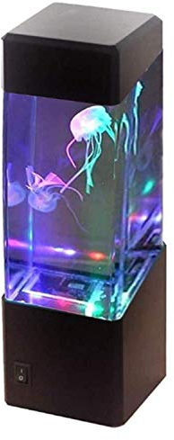 Mini Quallen Lampe LED Stimmung,LED Quallen Aquarium Beleuchtung Fisch,Nacht Lampe Magische Lampe für Geschenk