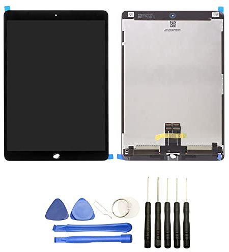 Visiodirect® Ecran Complet: Vitre Tactile + Ecran LCD pour IPad Pro (2017) 1701 A1709 A1852 Taille 10.5 Noir + Kit Outils