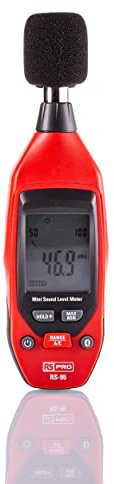 RS PRO RS-95 LCD Schallpegelmessgerät 35dB 130dB A, C