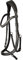 Harry's Horse Trense Anatomic Crystal - Full/WB - Schwarz