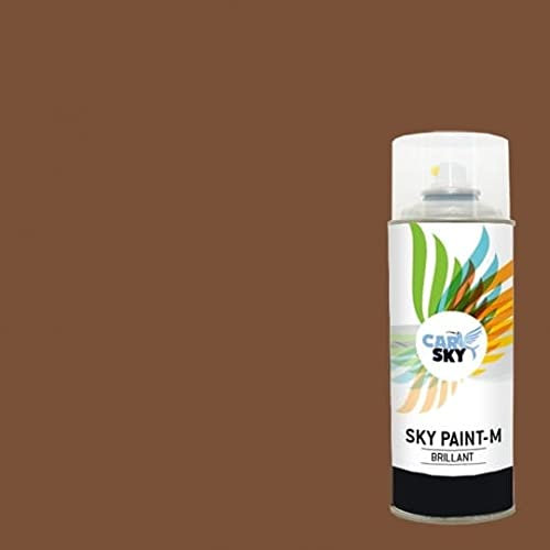 CARSKY Bombe de peinture RAL Brun Beige 8024 finition brillante 400ml