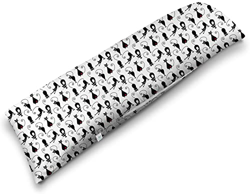ekmTRADE Seitenschläferkissen 40x145cm Langkissen ergonomisches Schlafkissen, erholsamen Schlaf optimale Druckentlastung, Körperanpassung, für Schwangere, Stillende & Allergiker (27, Kissen mit Bezug)
