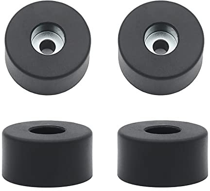 Air Compressor Isolator Pads - 4 Pack Replacement Rubber Feet 192310GS for Coleman Powermate, Sanborn & More - Also Ideal for Speaker Cabinets, Computer Desk, Sofa Cushions (E106661, D091007)