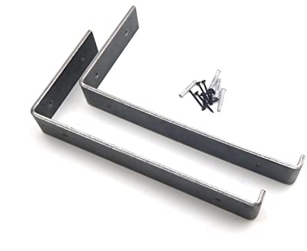 Pair of Lipped Scaffold Board Shelf Brackets U Style (6 x 12)