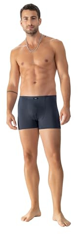 Mey Herren Shorty - Karierte Unterhose mit klassischem Sitz und kurzem Bein - Serie Blue Check - 37370