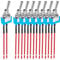 Gebildet 8piezas SPST Mini Interruptor Palanca Precableado,2puertos 2posiciones,Interruptor Encendido/apagado en Miniatura, 6A/125VAC, 3A/250VAC, para Dispositivos Electrónicos Salpicadero coche DIY